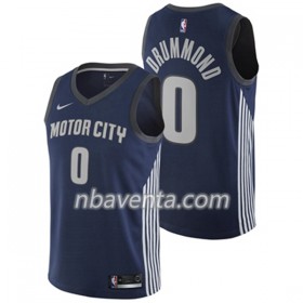 Camiseta Hombre Detroit Pistons Andre Drummond 0 Nike City Edition Swingman